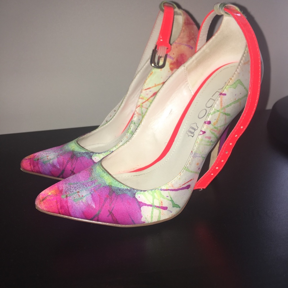 Multicolored aldo shoes size 36